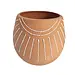 6" Terracotta w/ Sun Design Pot