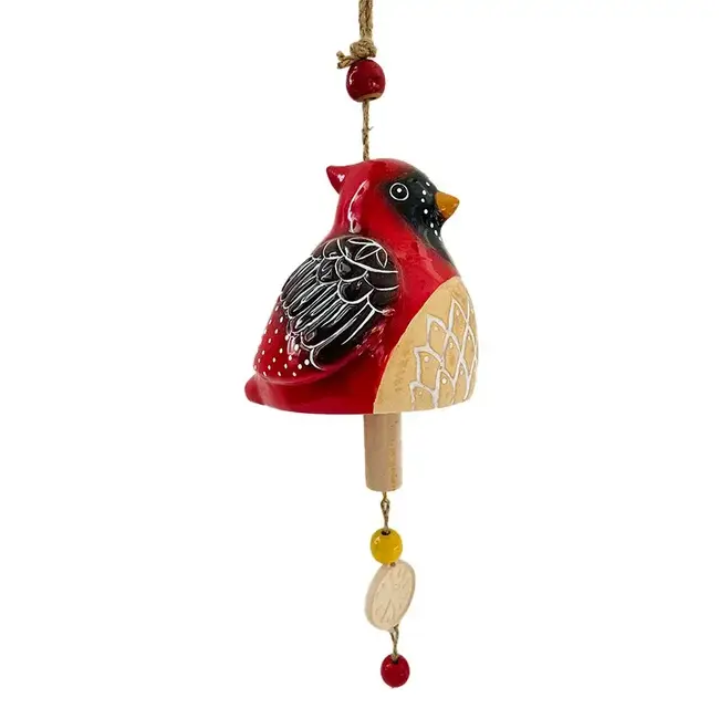 Ceramic Cardinal Bell