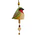 Ceramic Green Bird Bell