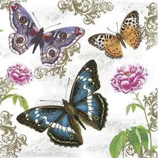 Butterfly Paper Napkins