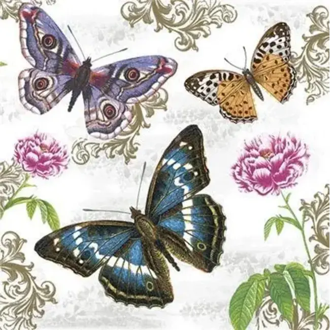 Butterfly Paper Napkins