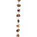 Amber Metal & Glass Rain Chain