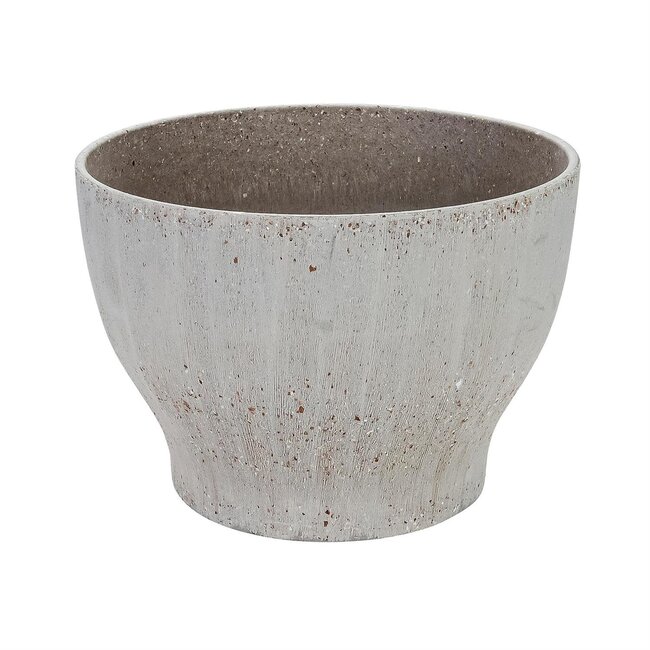 Hourglass Cement Finish Planter