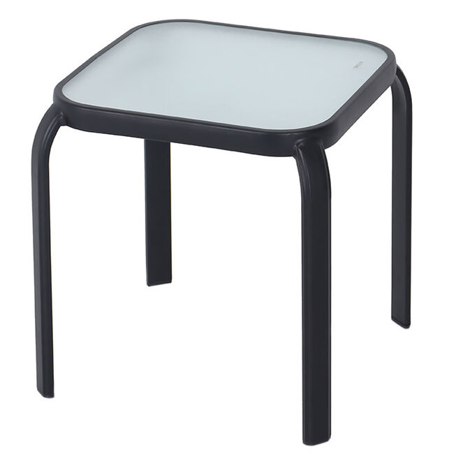 Tempered Glass Table Top Black Coffee Table
