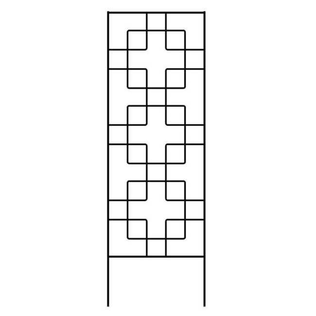 72" Zen Black Trellis