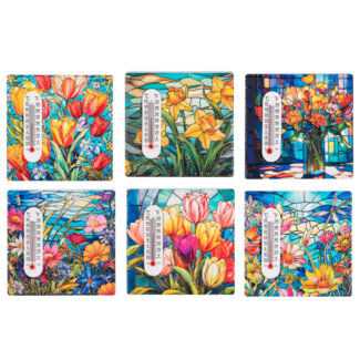 Mosaic Thermometer Magnet