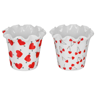 4" Heart Planter Asst