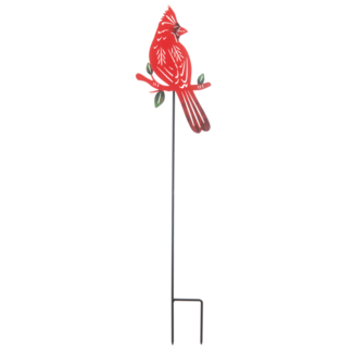 Metal Cardinal Garden Stake