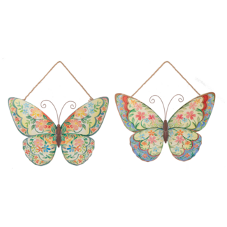 Floral Butterfly Wall Decor