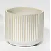 4" White Ceramic Pot