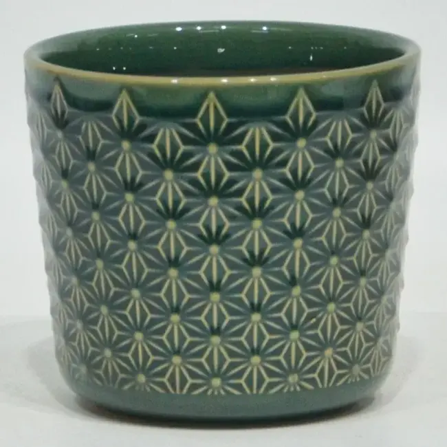 4" Textured Ceramic Pot