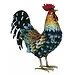14" Metal Garden Rooster