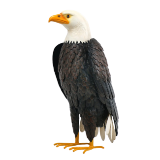 18" Metal Eagle Garden Statuary