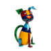 12.5" Colourful Metal Dog