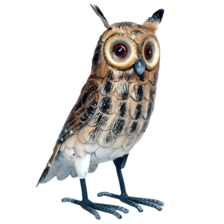 11" Metal Owl