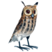 11" Metal Owl
