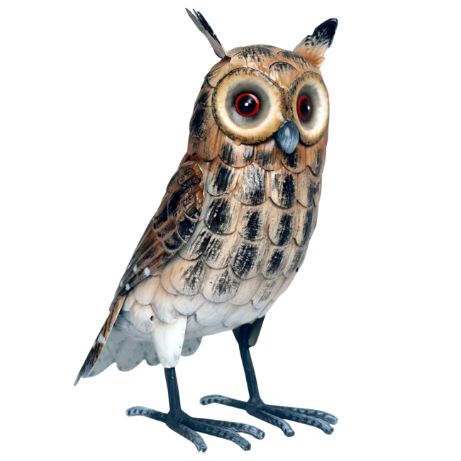 11" Metal Owl