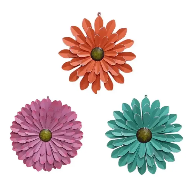Metal Flower Wall Art