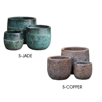 Textured Vietnamese Glazed Pot