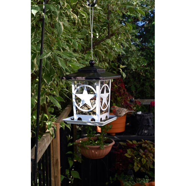 White Star Bird Feeder