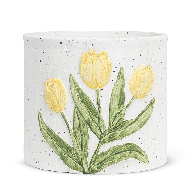 Yellow Tulip Pot