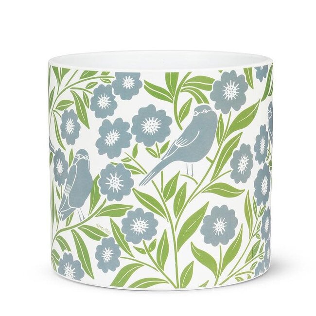 Flowers & Birds Pot