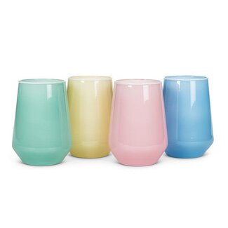 Pastel Modern Stemless Wine Glass