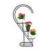 Half Heart Plant Stand