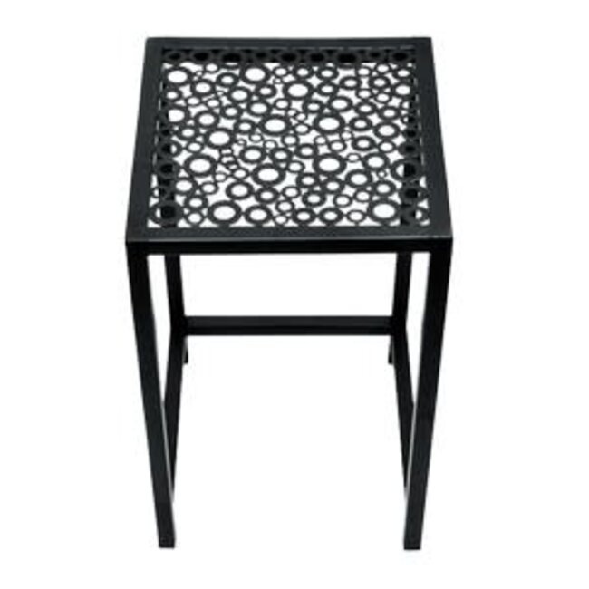 Circle Motif Nested Square Plant Stand