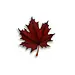 17" Rustic Metal Maple Leaf