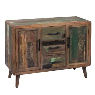 Rustic Wooden Drawer Cabinet