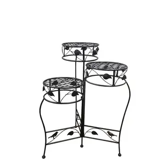 Leaves & Birds Plant Stand