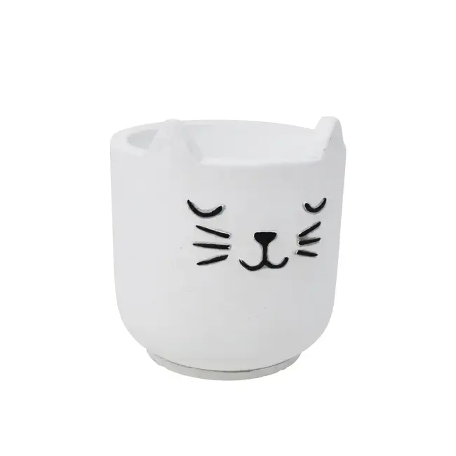 4" Cat Pot