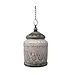Mika Grey LED Lantern