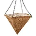 Pyramidal Wood Woven Hanging Basket