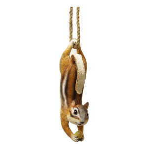 Hanging Chipmunk Holding Acorn