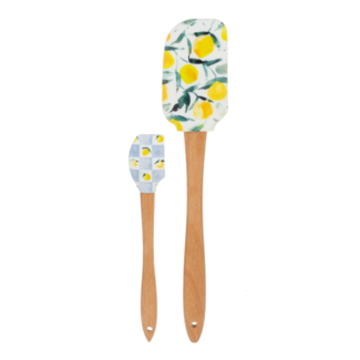 Lemon Silicone Spatula 2pc Set