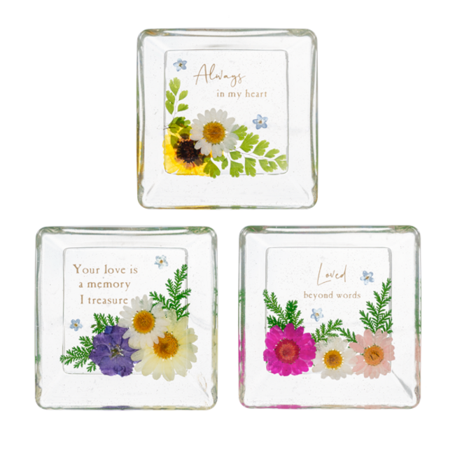 Real Flower Trinket Dish