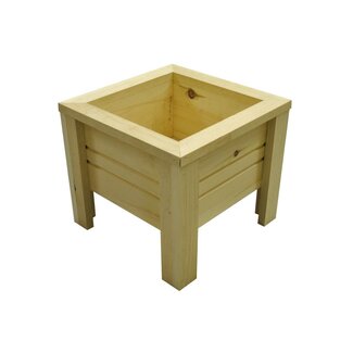 14" Square Wood Flower Box