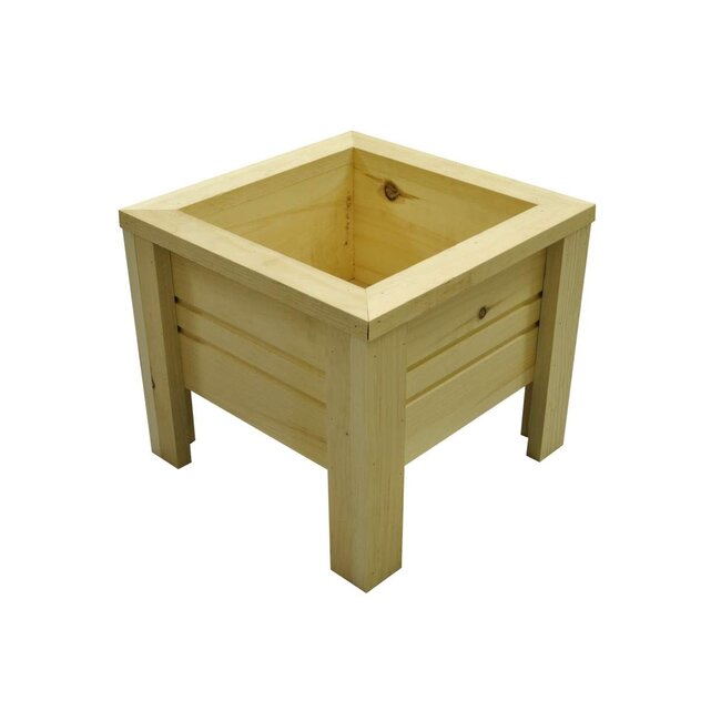 14" Square Wood Flower Box