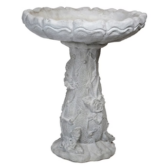 Birdbath - Small Rose