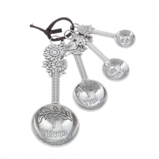 Sunflower/Bird Measuring Spoons 4pc