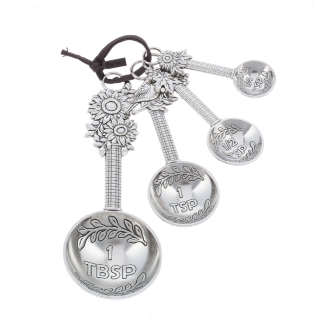 Sunflower/Bird Measuring Spoons 4pc