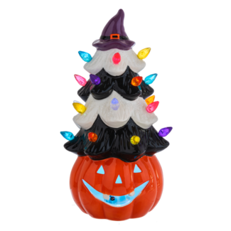 Light Up Jack O' Lantern Tree