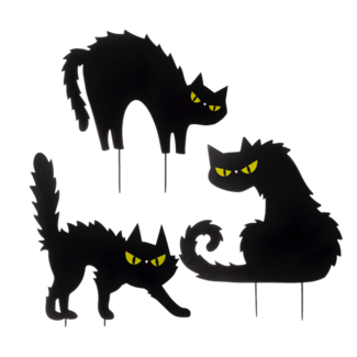 Spooky Cat Yard Stake