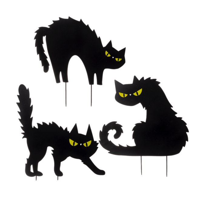 Spooky Cat Yard Stake