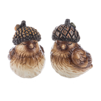 Acorn Hat Bird Figurine