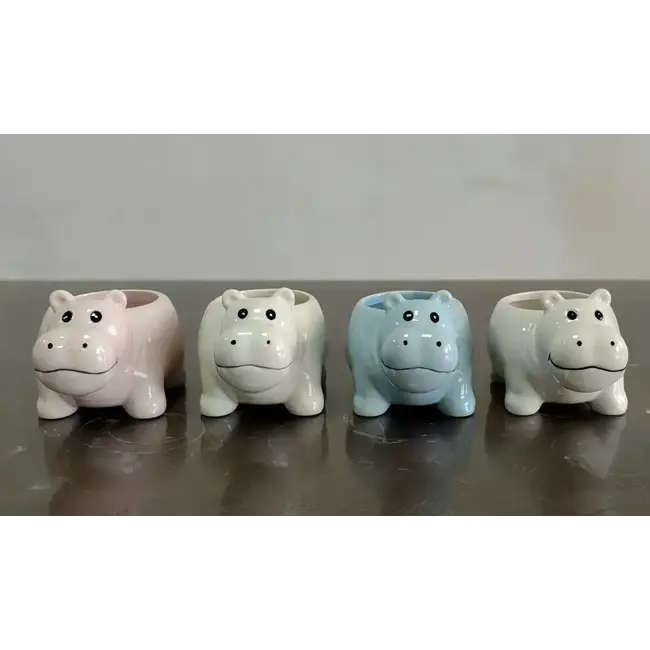 3" Hippo Pot