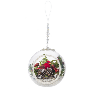 5" Cardinal Terrarium Ornament