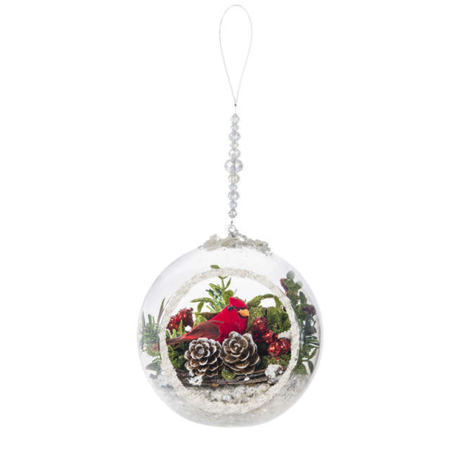 5" Cardinal Terrarium Ornament